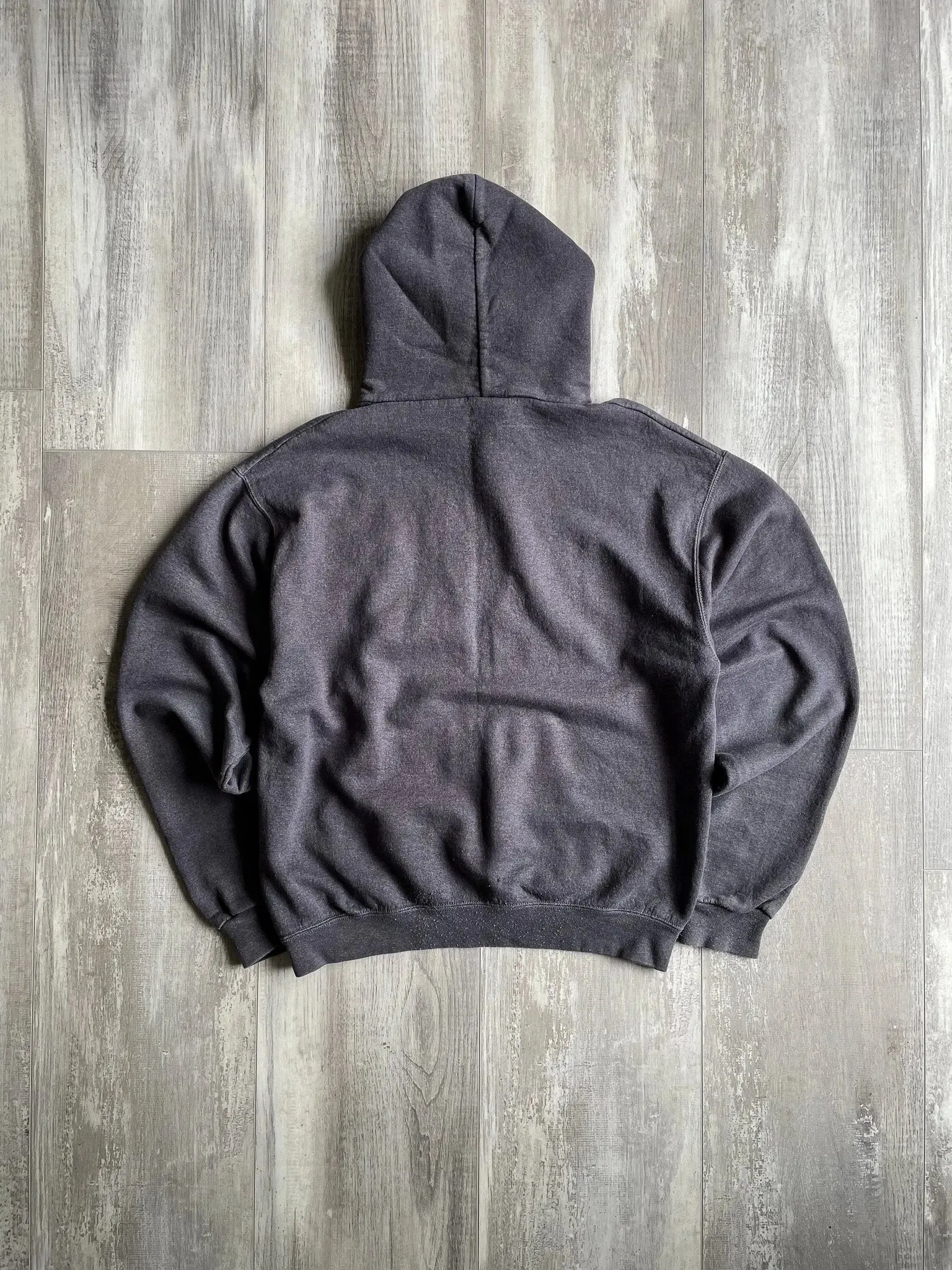 1990's Syracuse Champion Hoodie Charcoal Grey - M