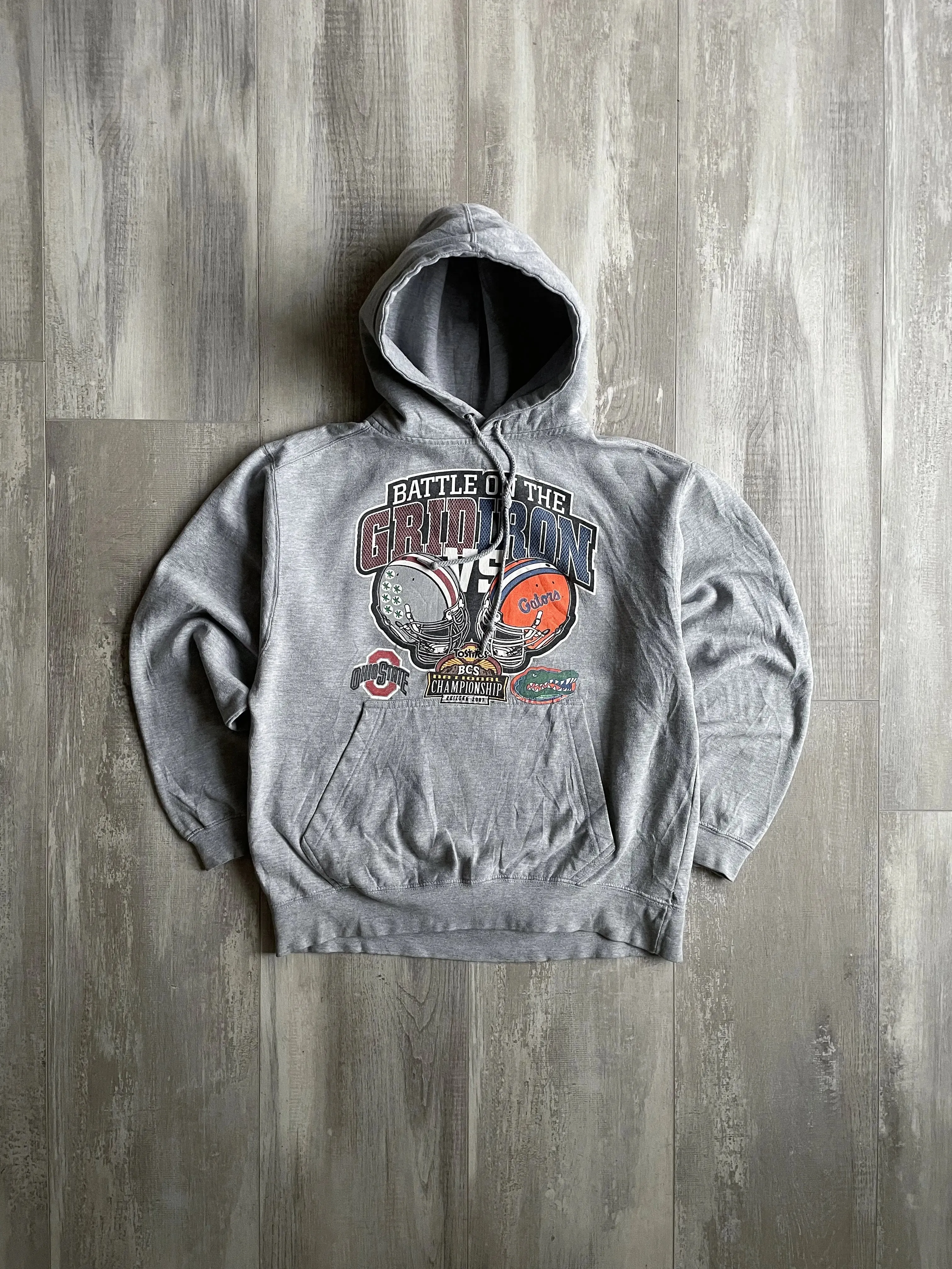 2000's Ohio State VS Florida Gators College Hoodie - L