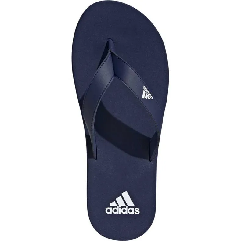 3 Adidas Mens Dark Blue/White Eezay Flip Flop Casual Thongs