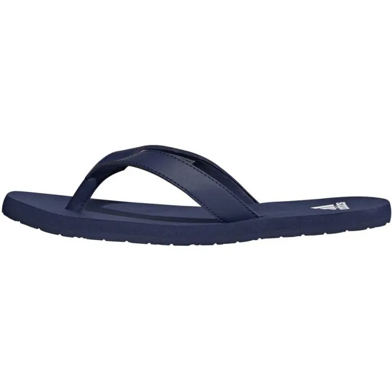 3 Adidas Mens Dark Blue/White Eezay Flip Flop Casual Thongs