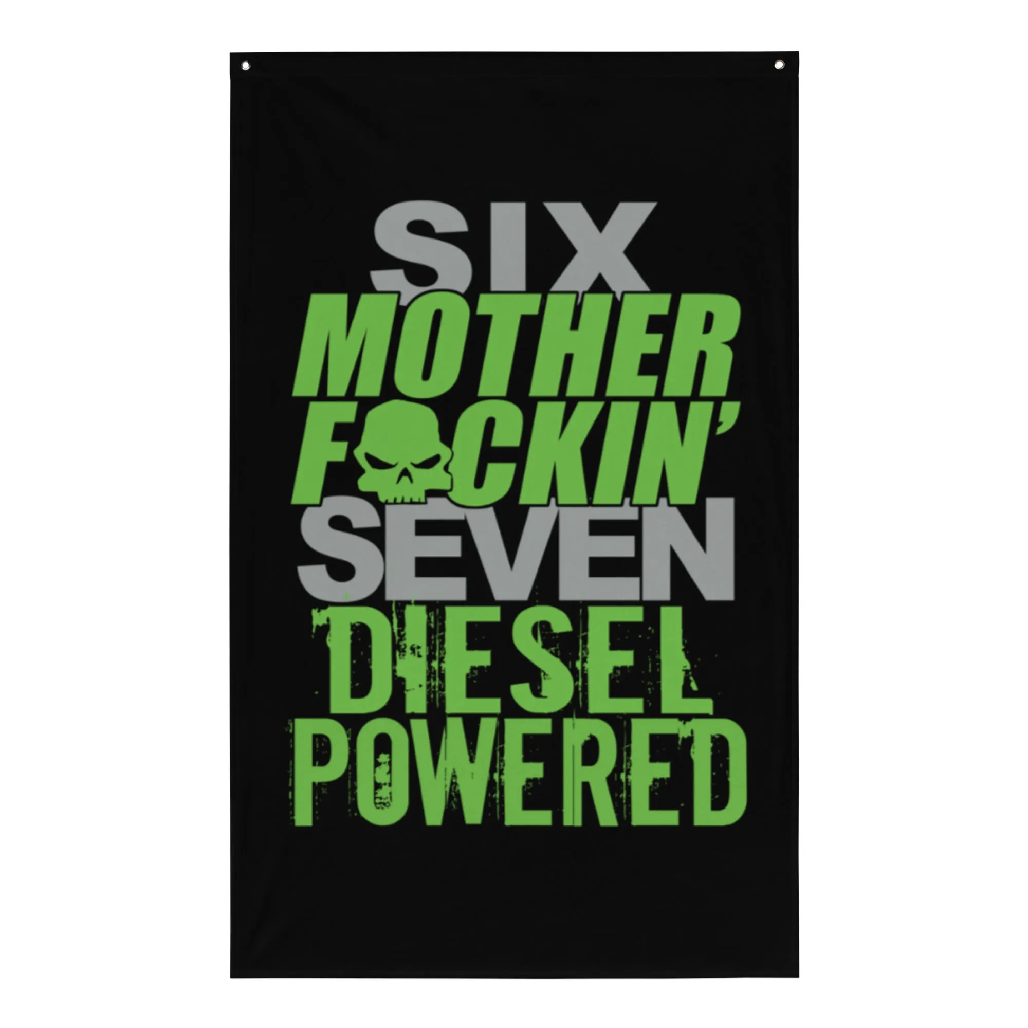 6.7 Power Stroke Diesel Flag, Six MFN Seven Diesel Powered Truck, Garage Decor, Dorm Poster, Man Cave Decoration