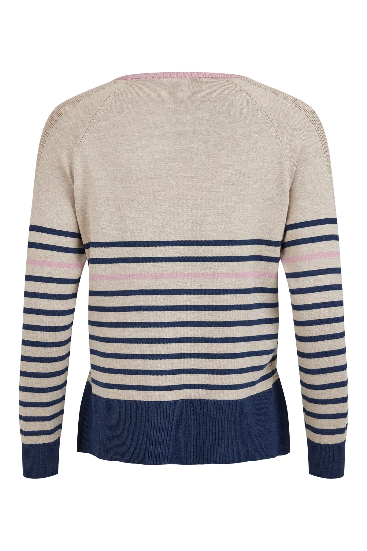 6938 - Striped Print Sweater - Sunday