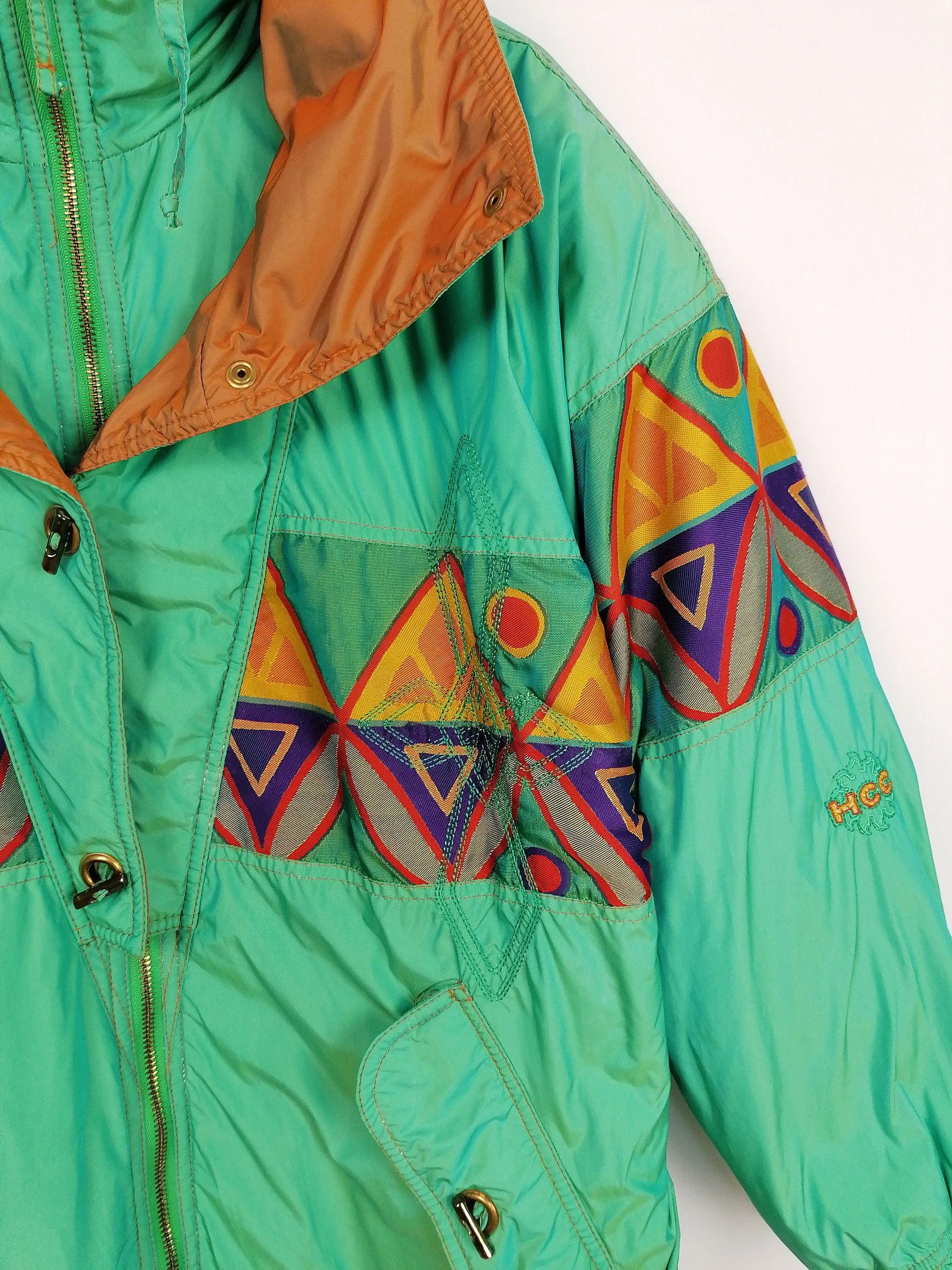 80's HCC Vintage Winter Ski Jacket - Medium Size