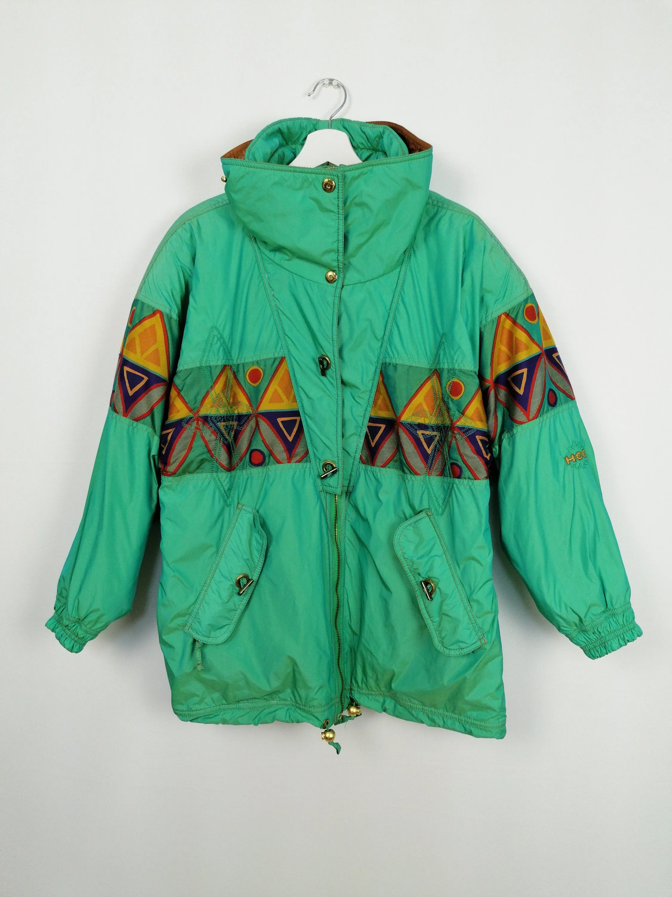 80's HCC Vintage Winter Ski Jacket - Medium Size