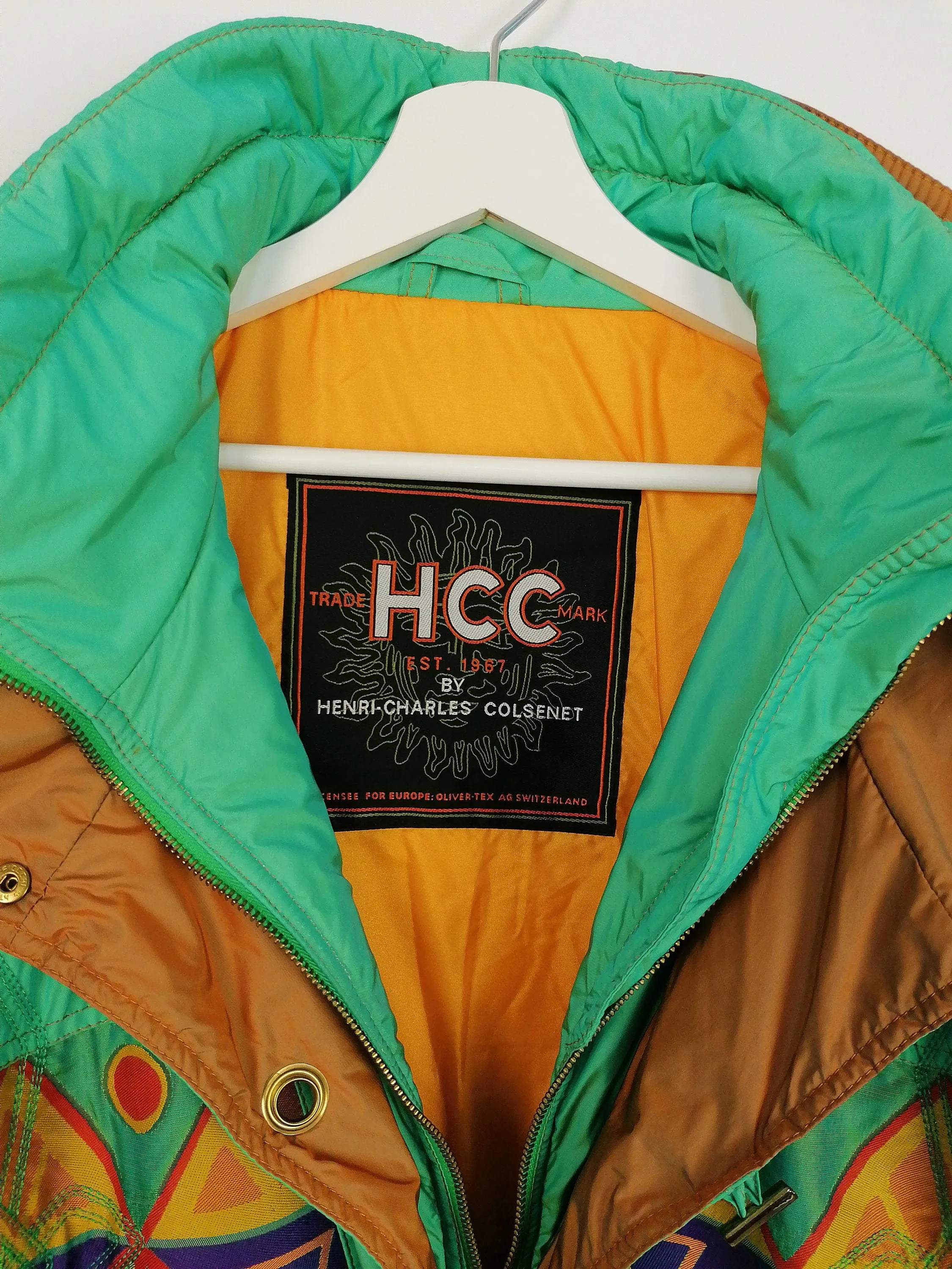 80's HCC Vintage Winter Ski Jacket - Medium Size