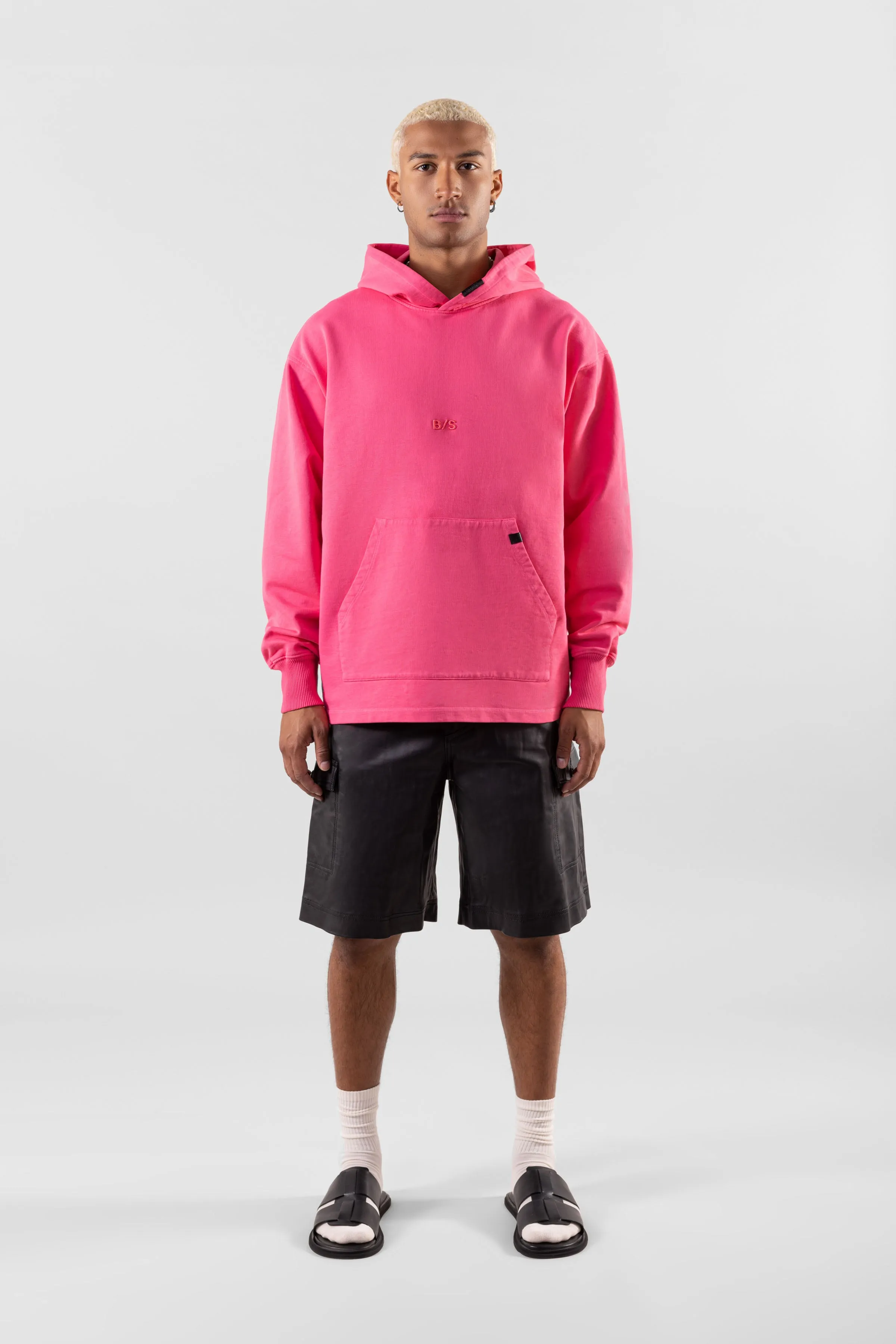 '88 RAVERS HOODIE - WASHED ACID PINK (Man)