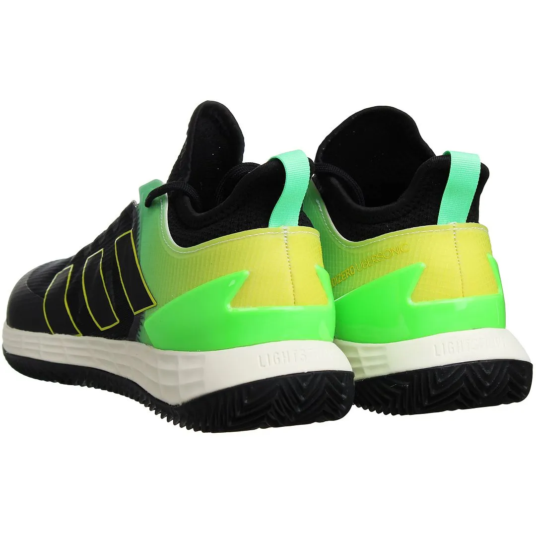 Adidas Clay Court Tennis Mens Trainers - Black - Adizero Ubersonic 4