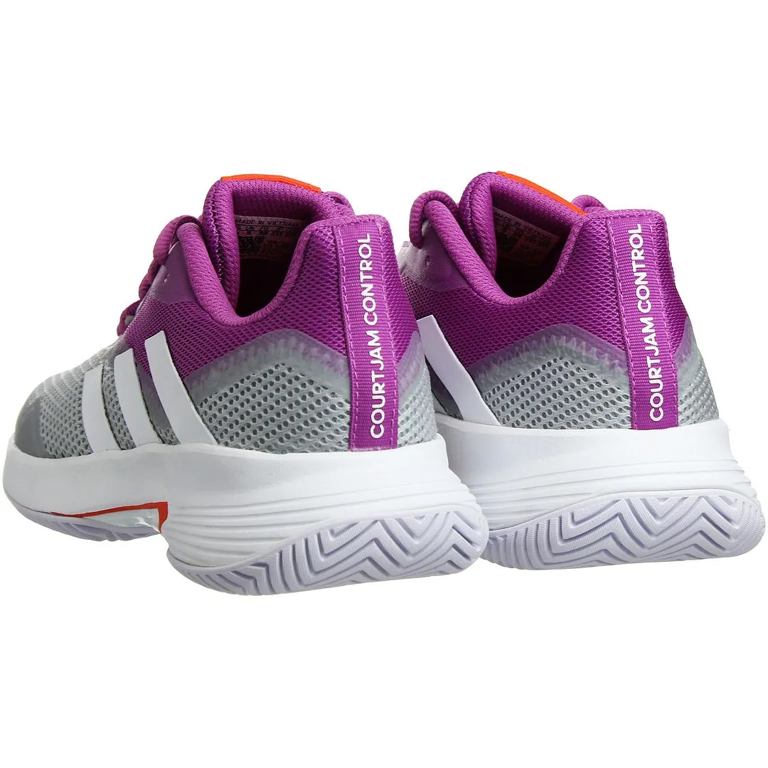 Adidas women's grey tennis trainers - Court Jam Control.