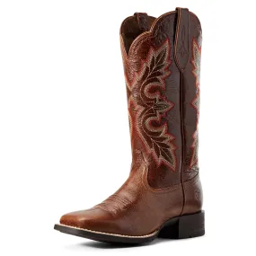 Ariat Breakout Brown Square Toe Boots for Women.