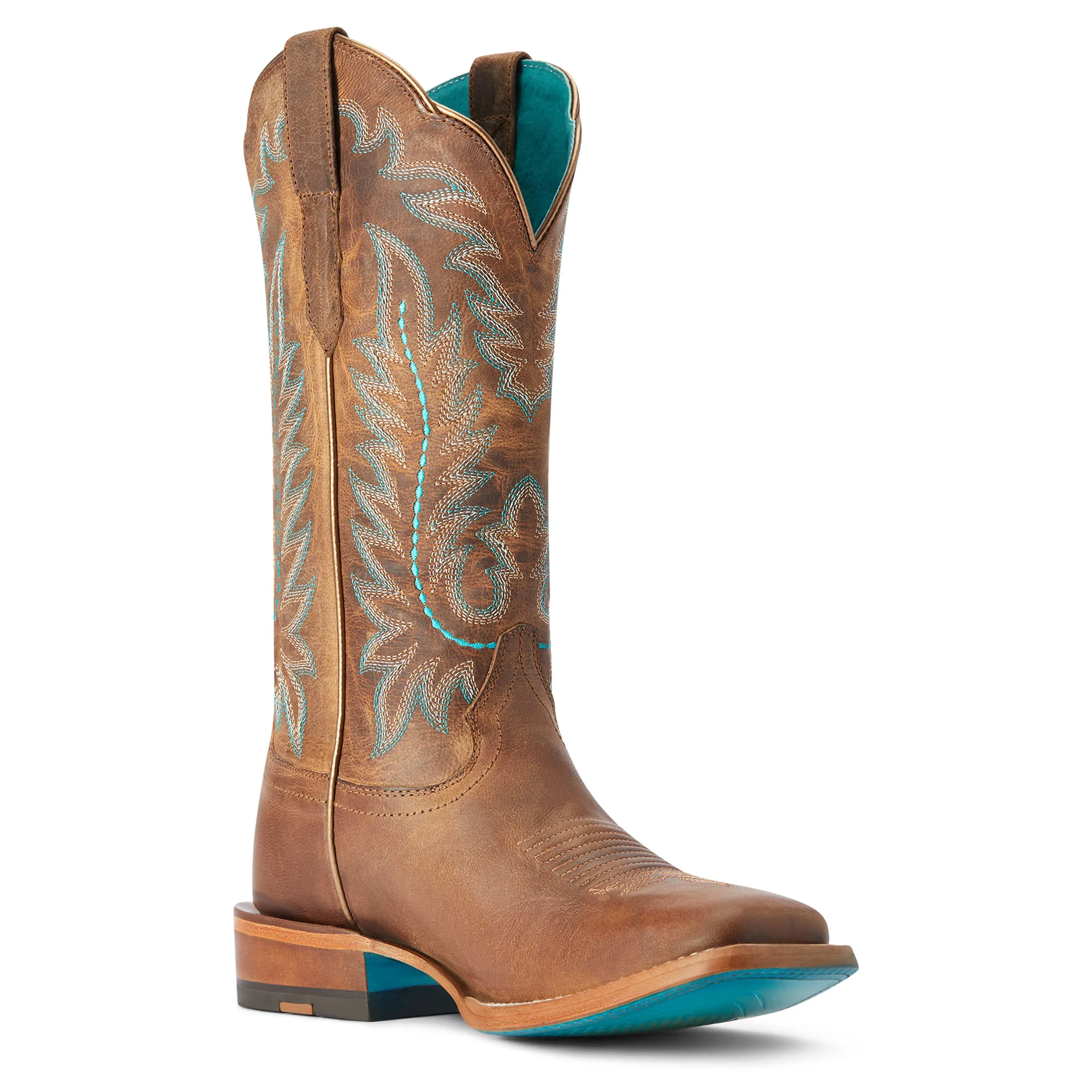 Ariat Women's Frontier Tilly Tan Rodeo Boots.