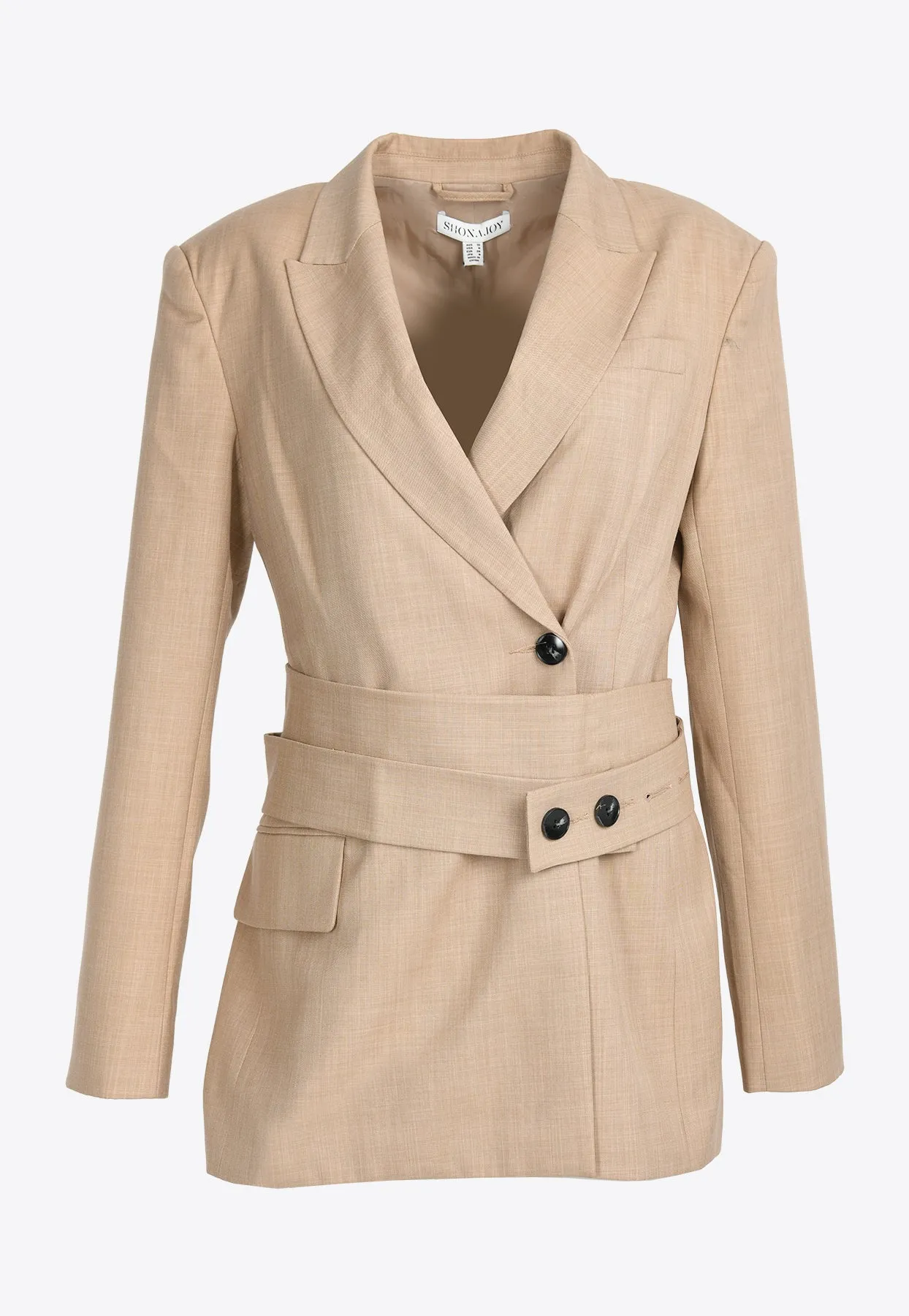 Asher Hourglass Belted Blazer