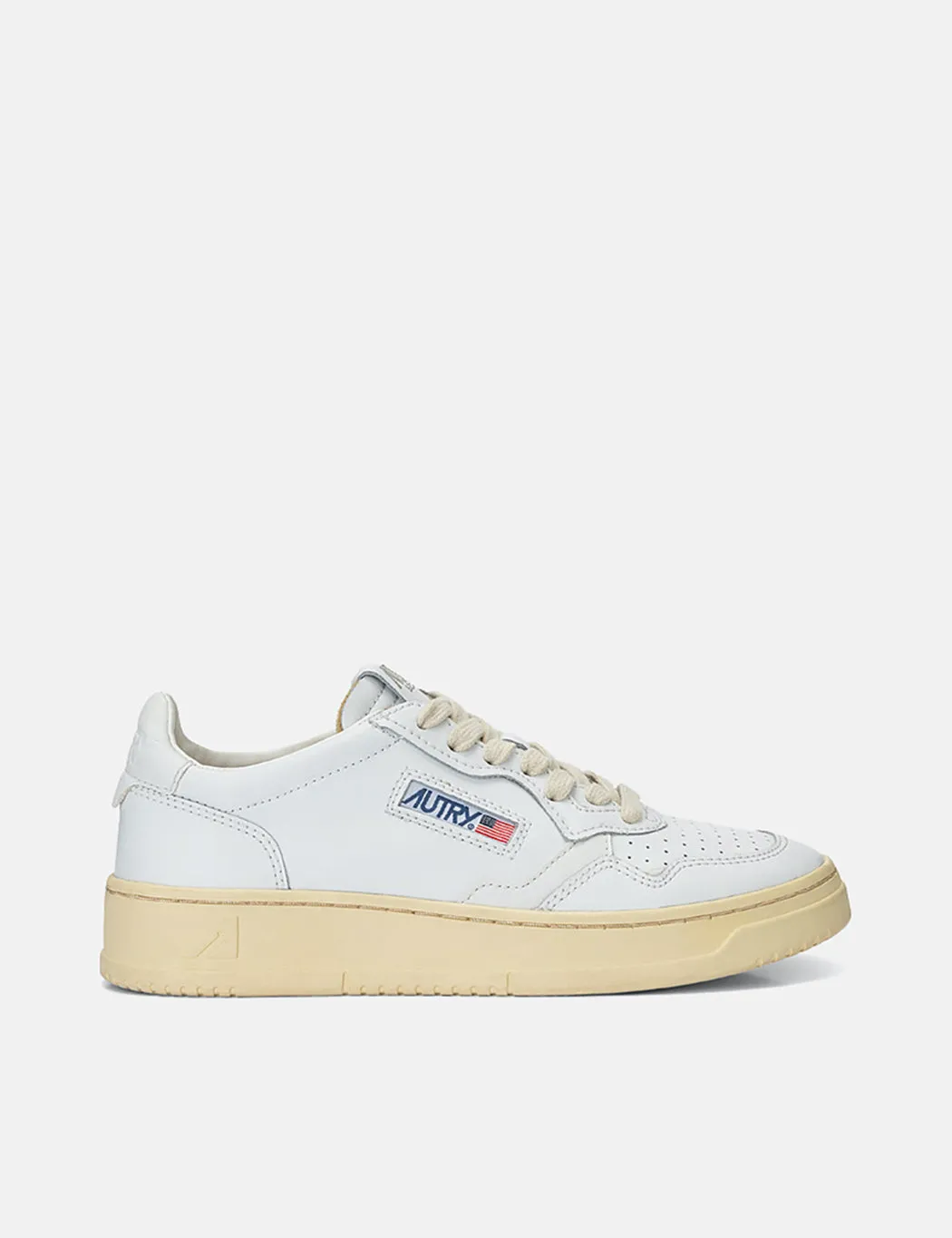 Autry LL15 Leather Trainers - White