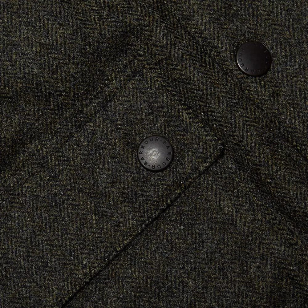 Barbour SL Bedale Wool Jacket - Green Herringbone