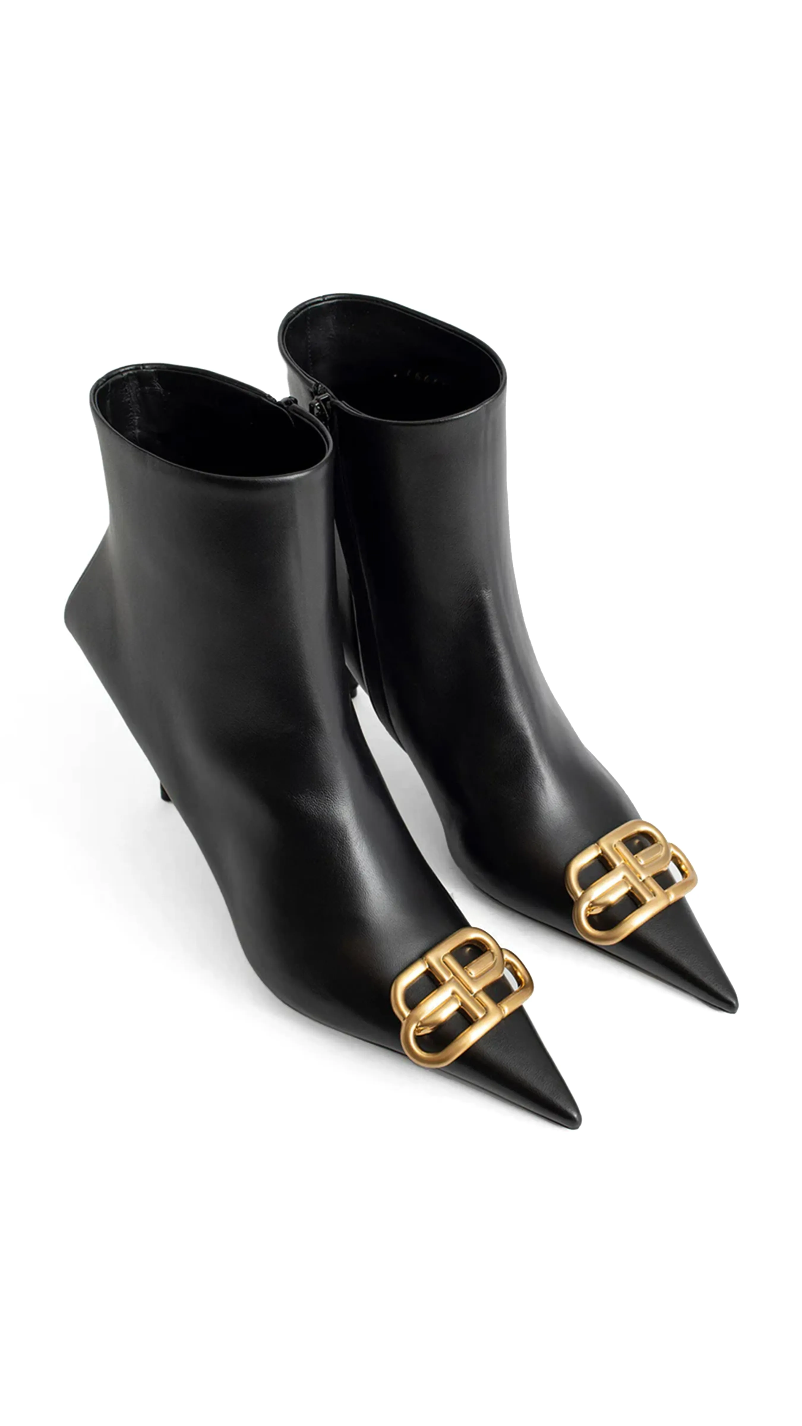 BB Leather Ankle Boot - Black - Elegant and Stylish