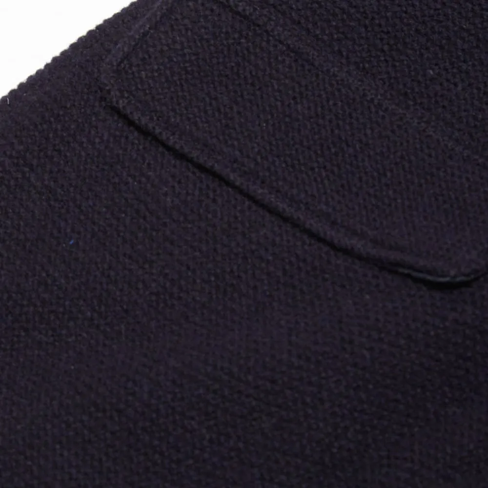 Beauty and Youth Air Yarn Wool Knit Jacket in Navy