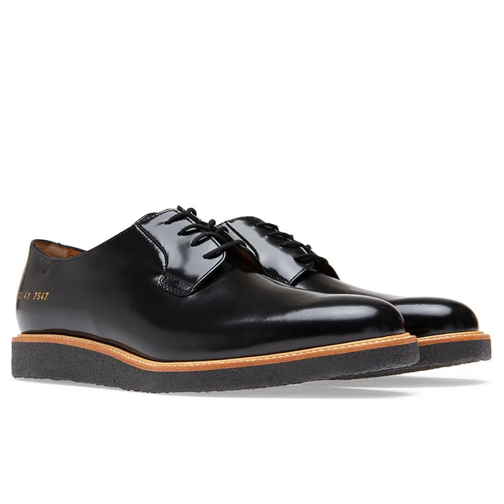 Black Derby Shoe