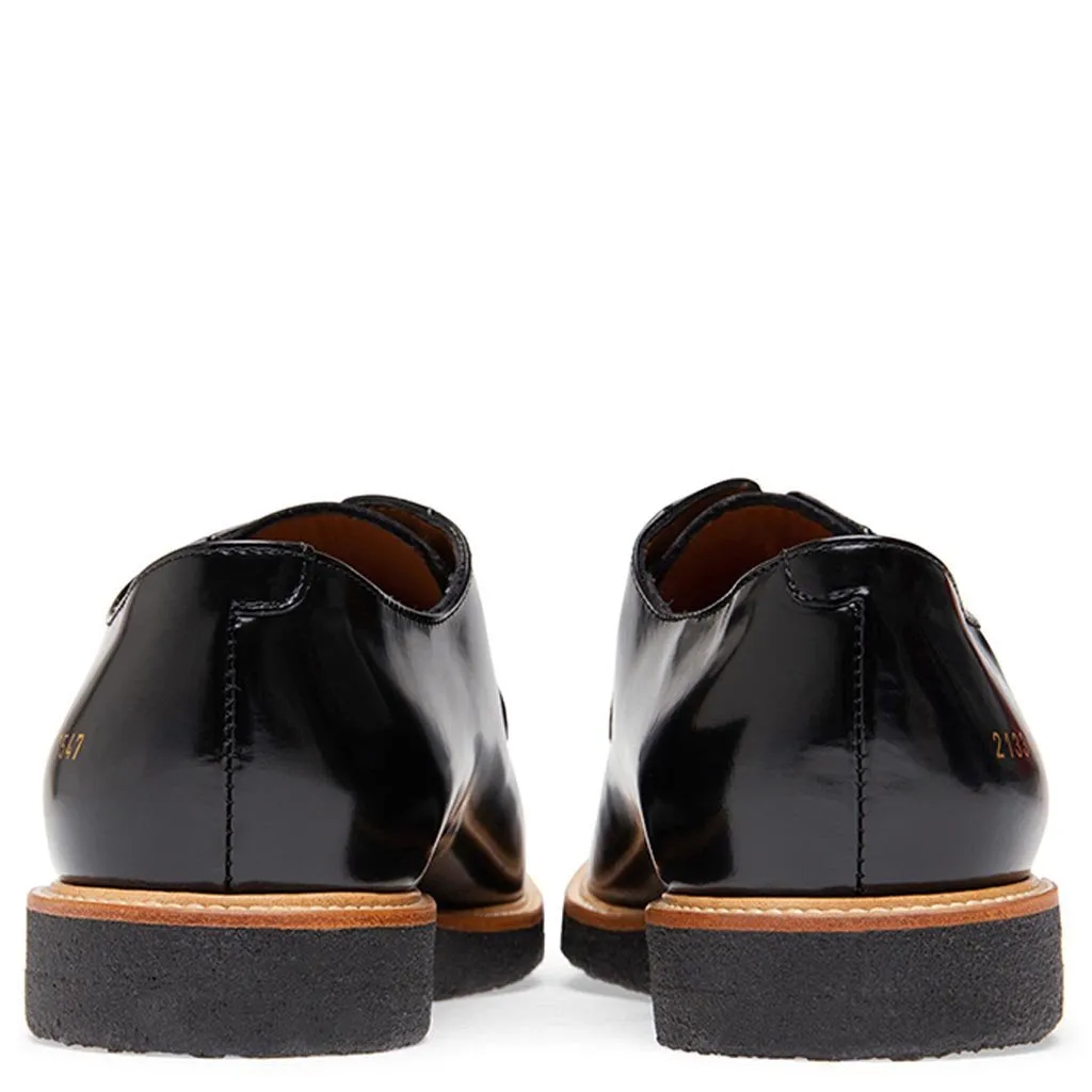 Black Derby Shoe