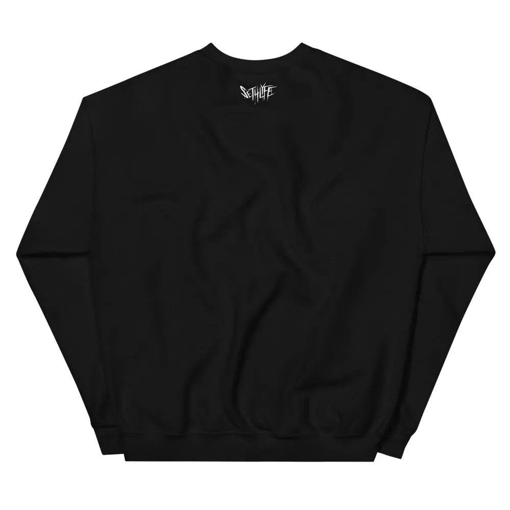 Black Graphic Sweatshirt