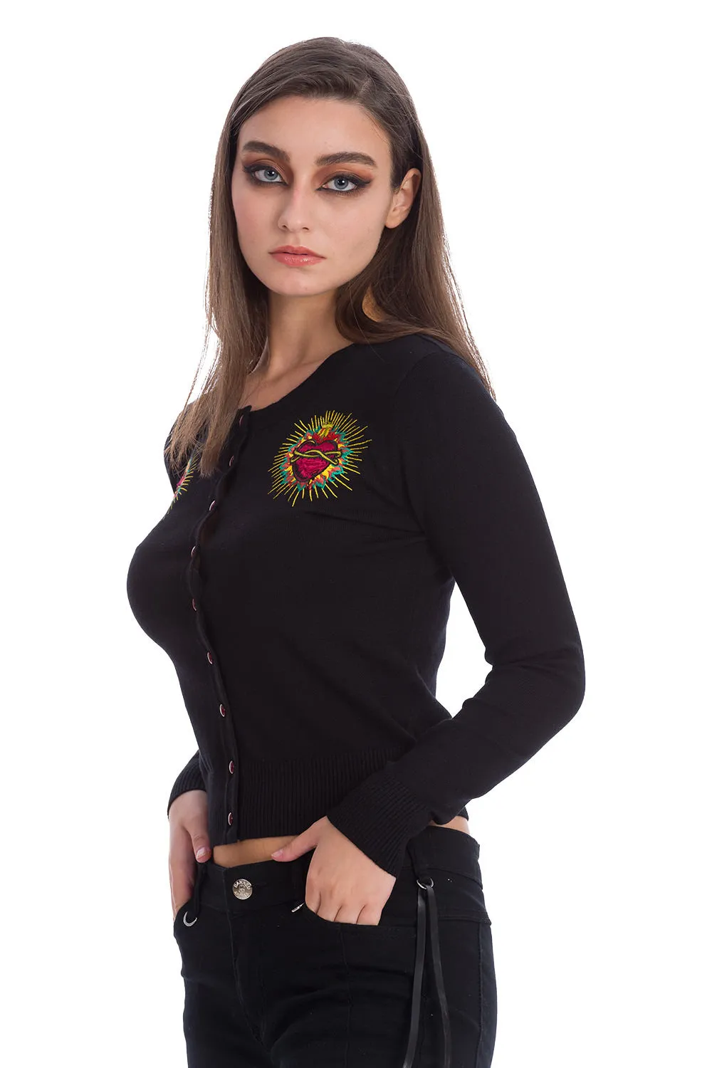 Black Heart Sweater