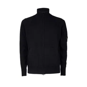 Black Men's Full Zip Lana Cardigan