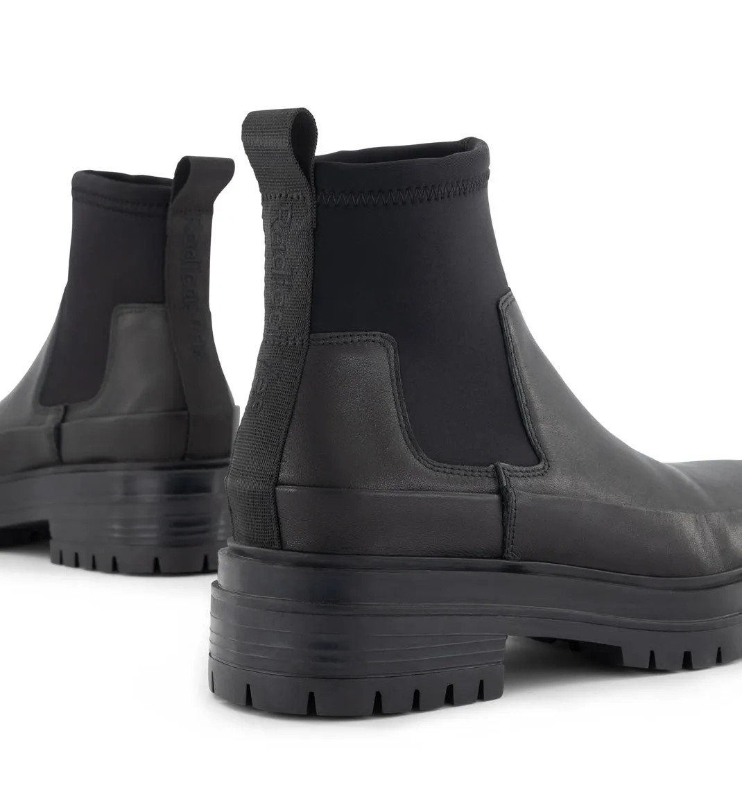 Black Orion Skies Leather Boot