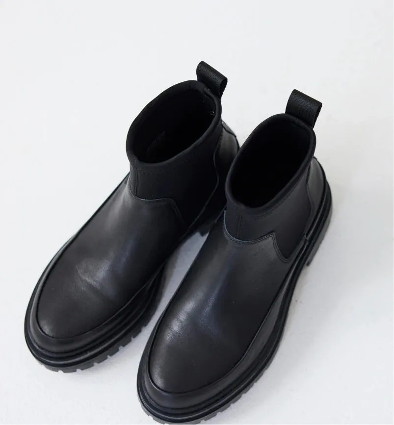 Black Orion Skies Leather Boot