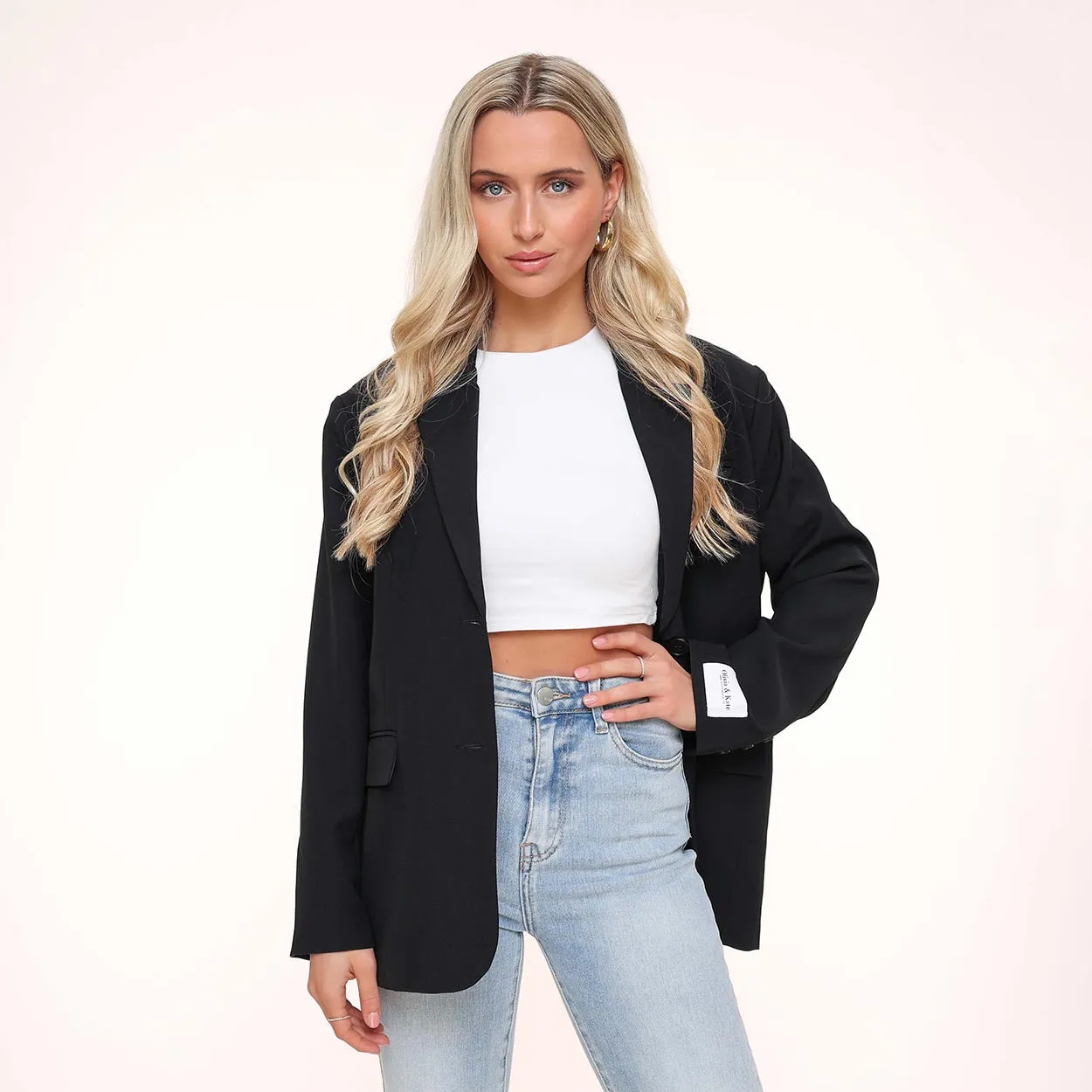 Black STUDIO Basic Blazer