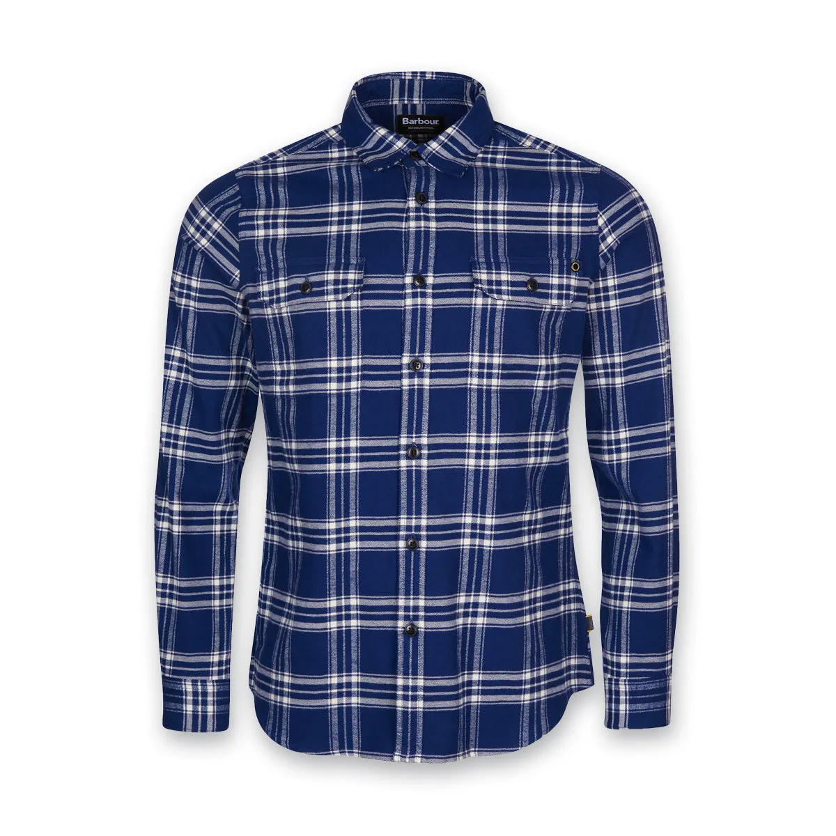 Blue Bold Check Shirt - Barbour International - Tailored Fit