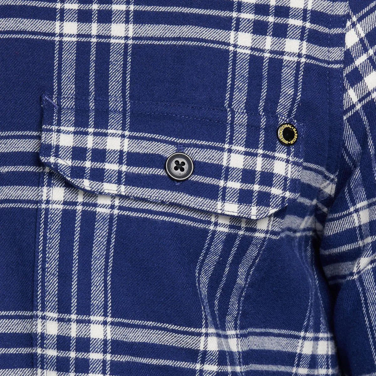 Blue Bold Check Shirt - Barbour International - Tailored Fit