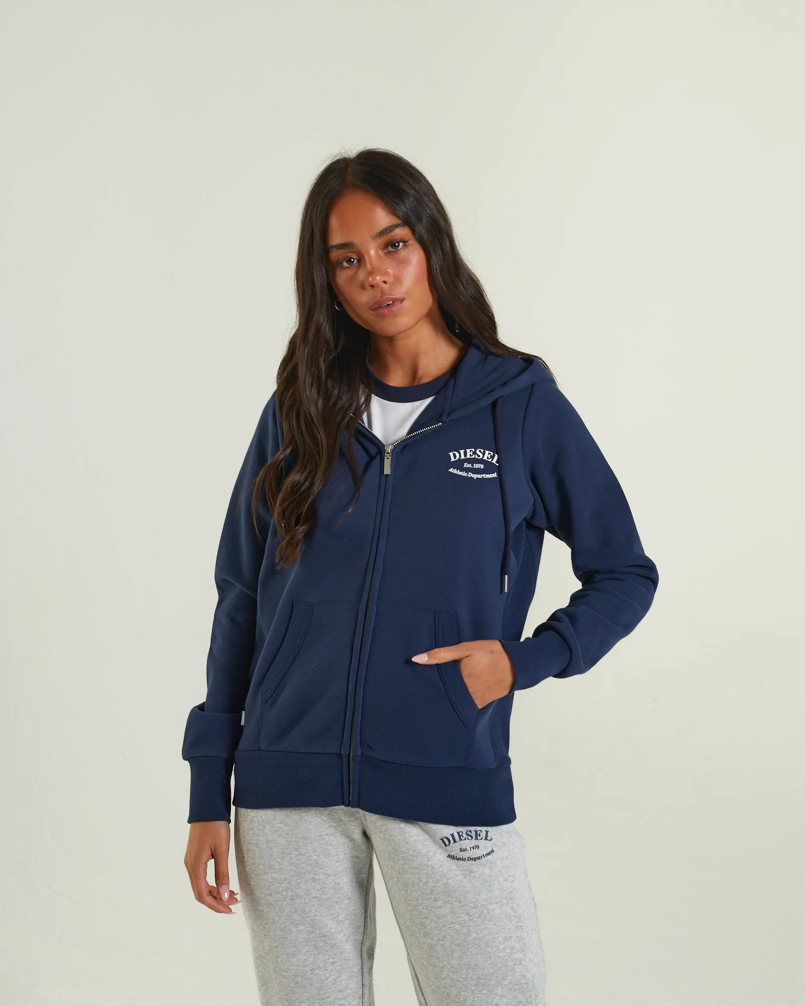 Blue Navy Bay Zipper