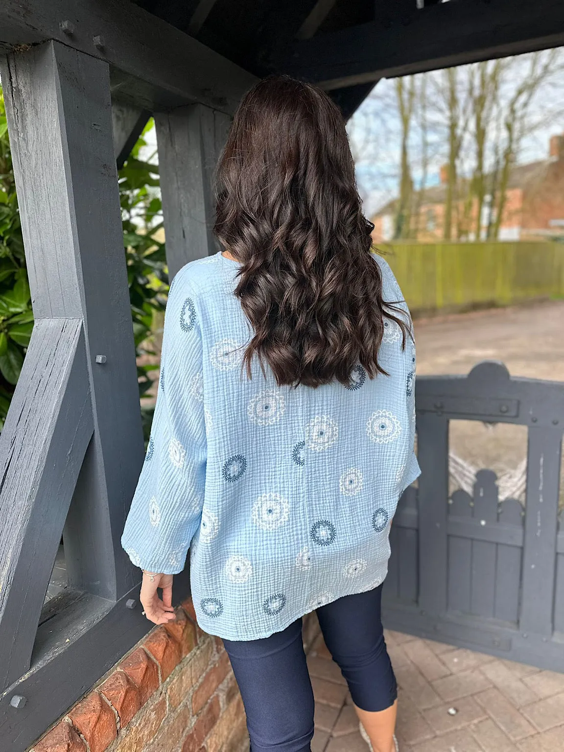 Blue Pattern Top Pippa - SEO result: Blue Patterned Top Pippa