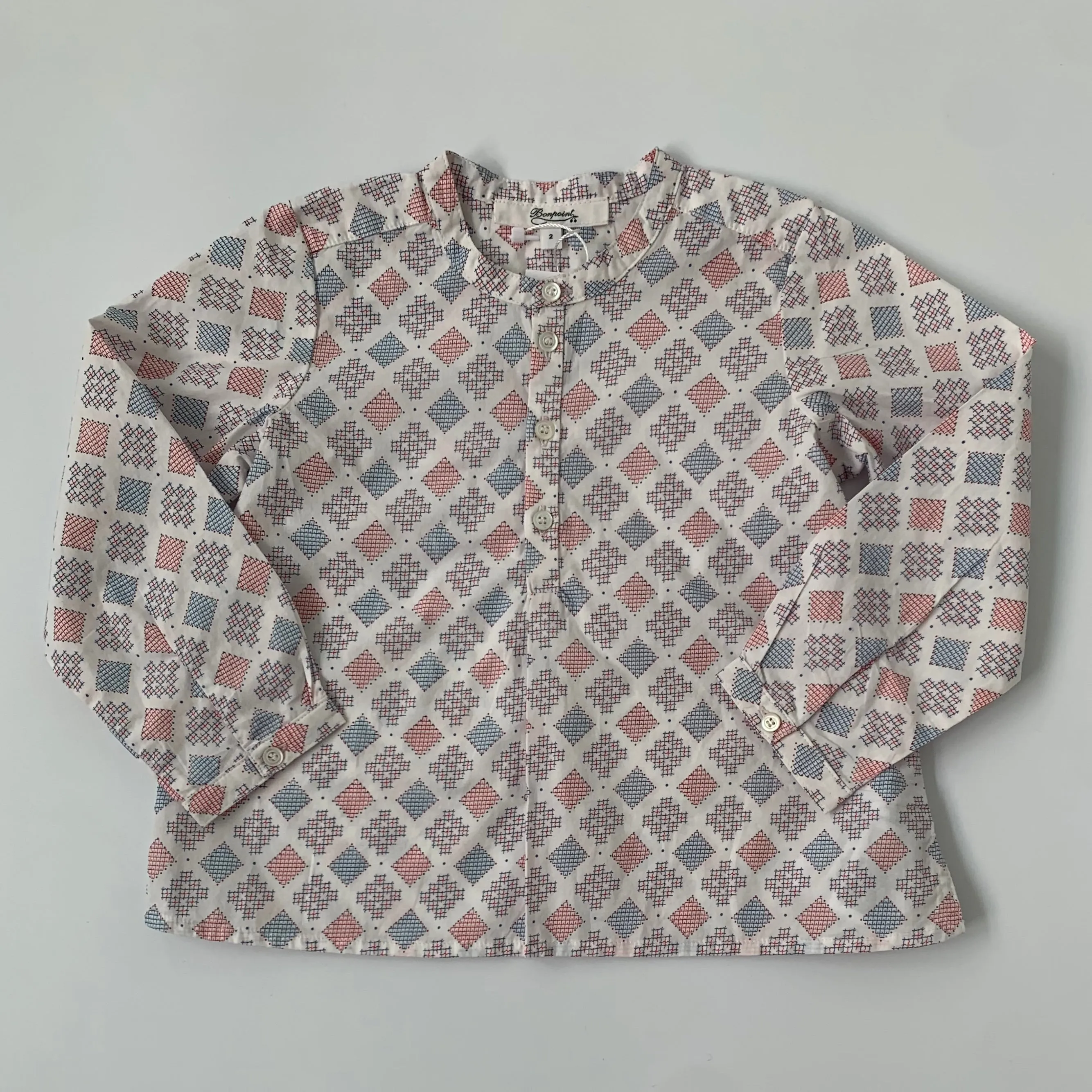 Bonpoint Cotton Shirt: 2 Years, Brand New.