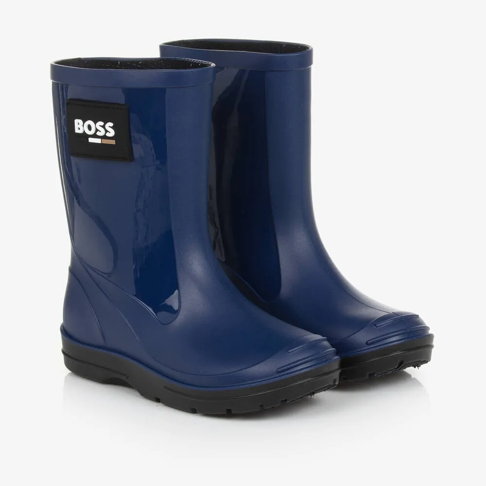 Boys Blue Rain Boots