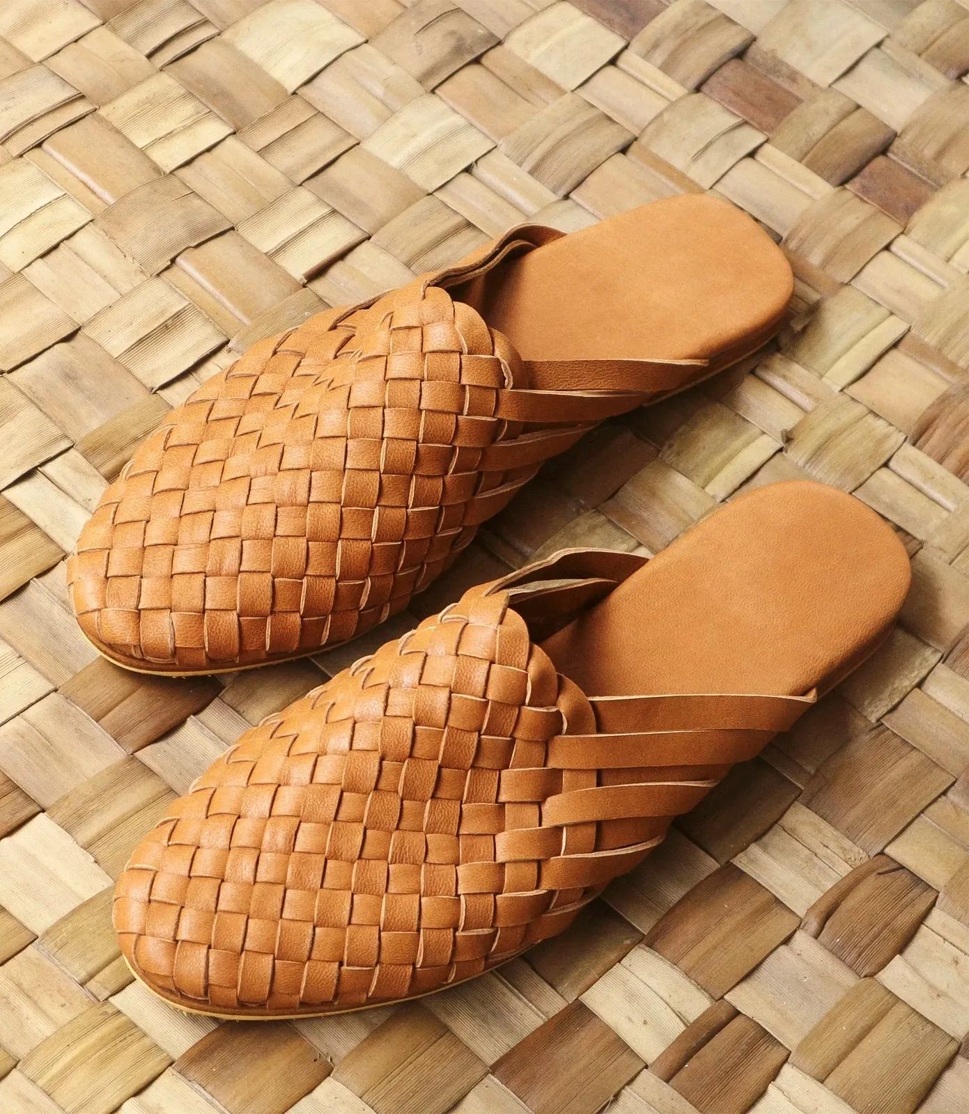 Braided Leather Mules - Women's Stylish Slip-on Shoes | Shop Now