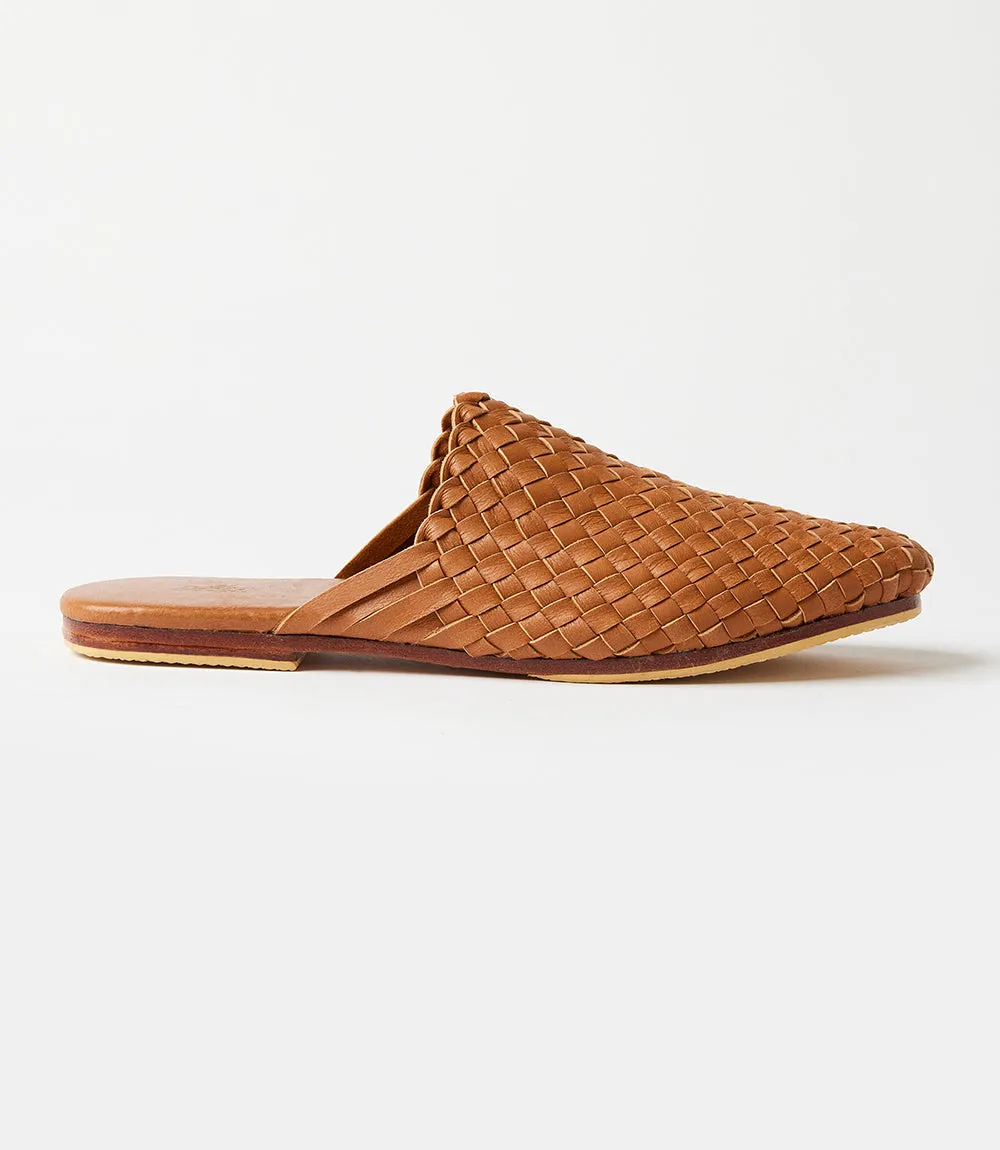 Braided Leather Mules - Women's Stylish Slip-on Shoes | Shop Now