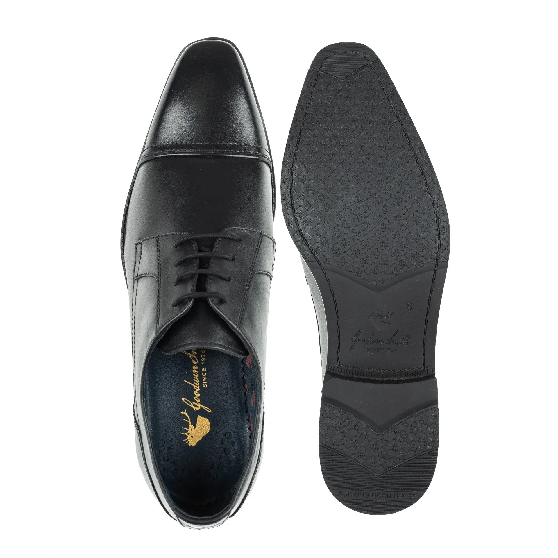 Bromley Black Derby shoes