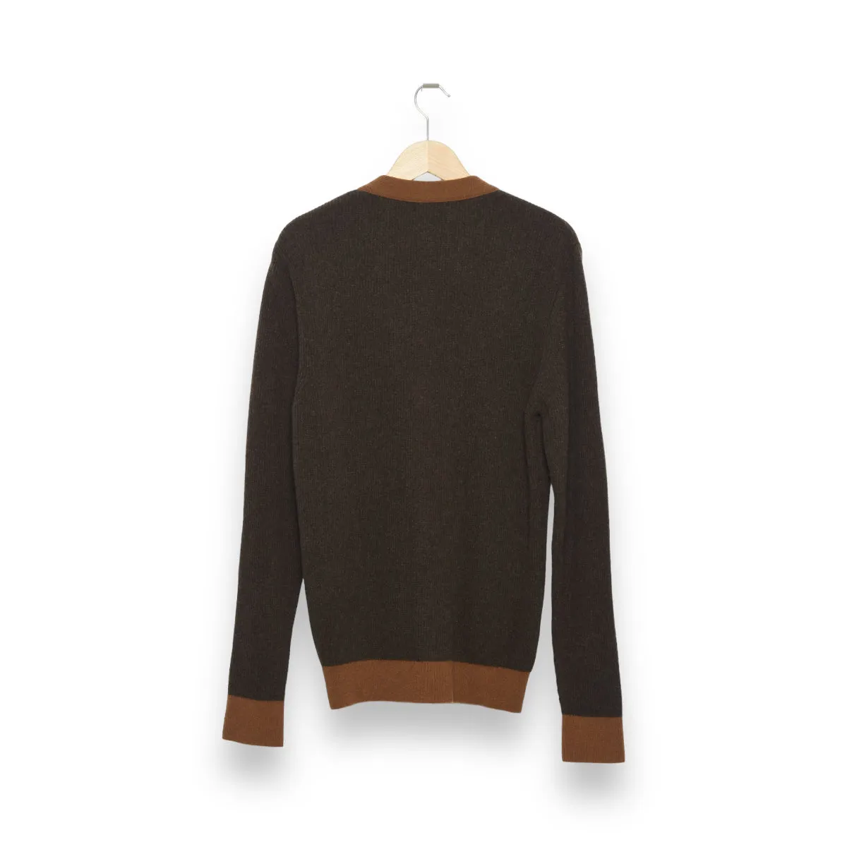 Brown Cardigan: Oliver Spencer Caradale Cardigan - Benson