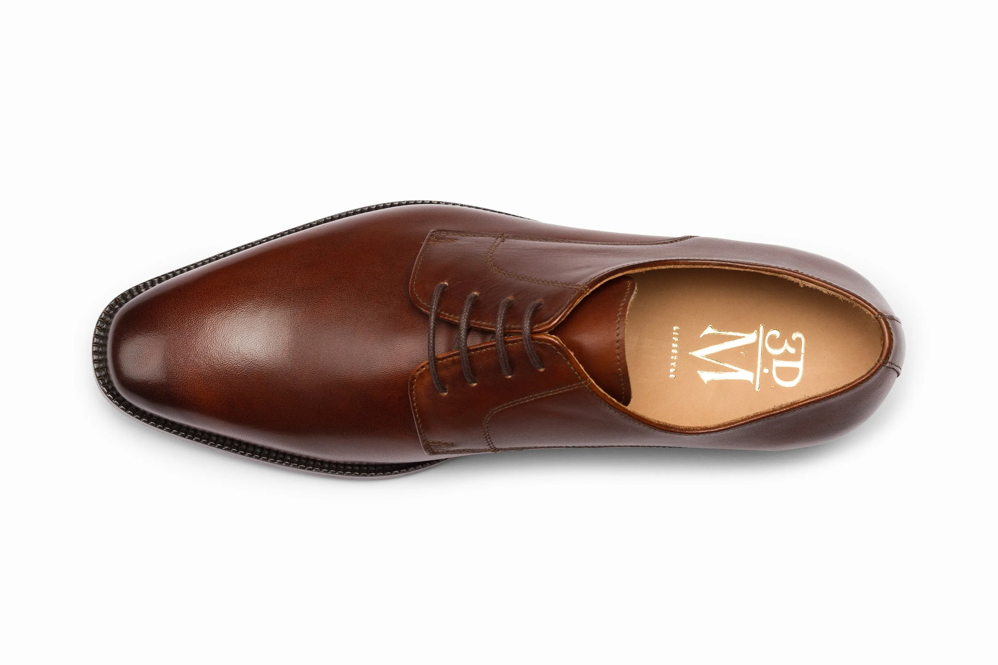 Brown Plain Derby shoes - Top choice for stylish footwear