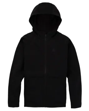 Burton Crown Weatherproof Full-Zip Fleece, Kids, True Black.