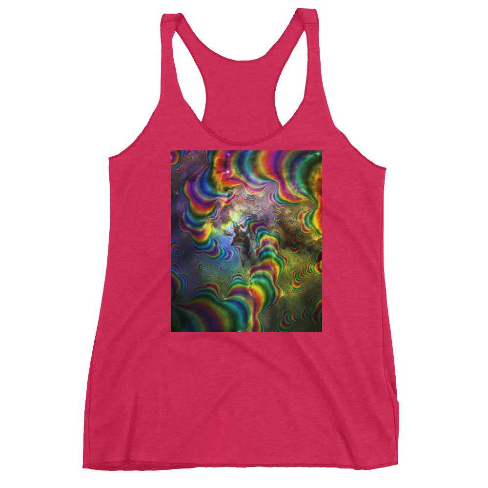 Candy tank top with graphic design