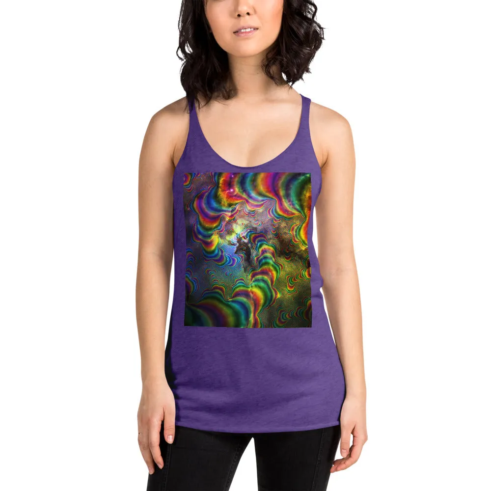 Candy tank top with graphic design