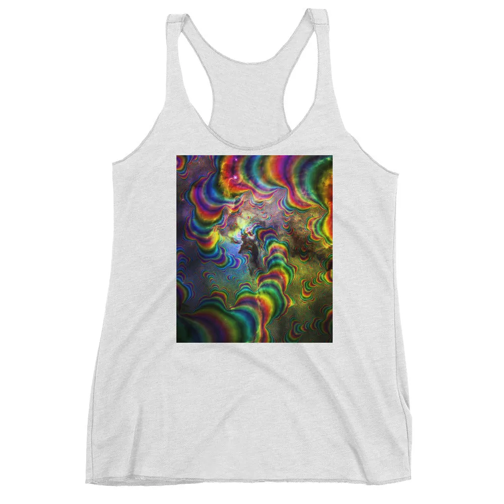 Candy tank top with graphic design