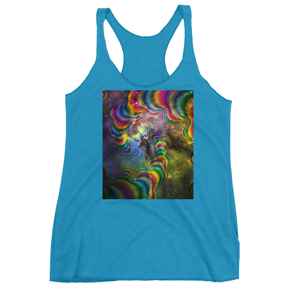 Candy tank top with graphic design