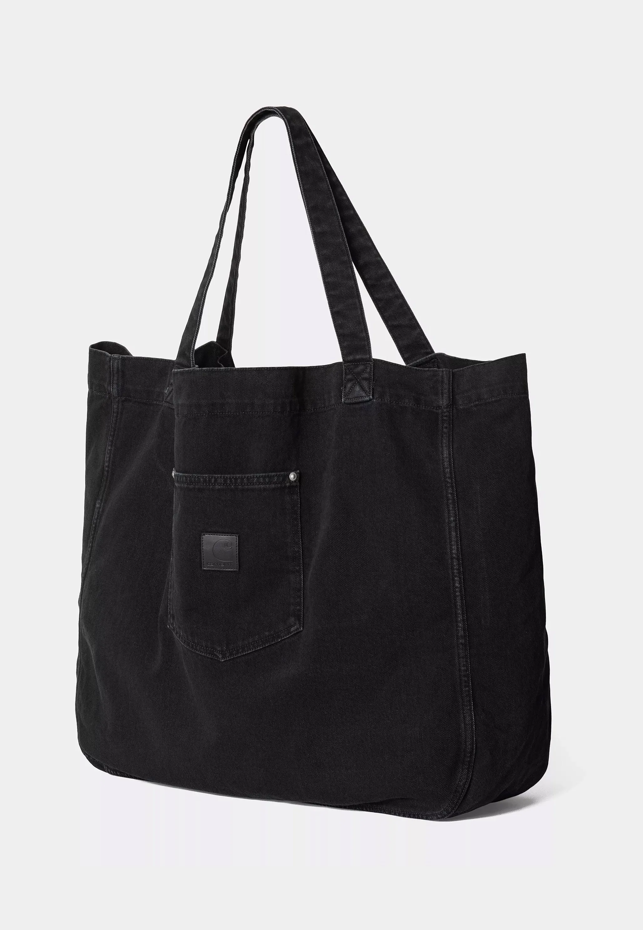 Carhartt WIP - Rivet Stone Washed Black - Tote Bag