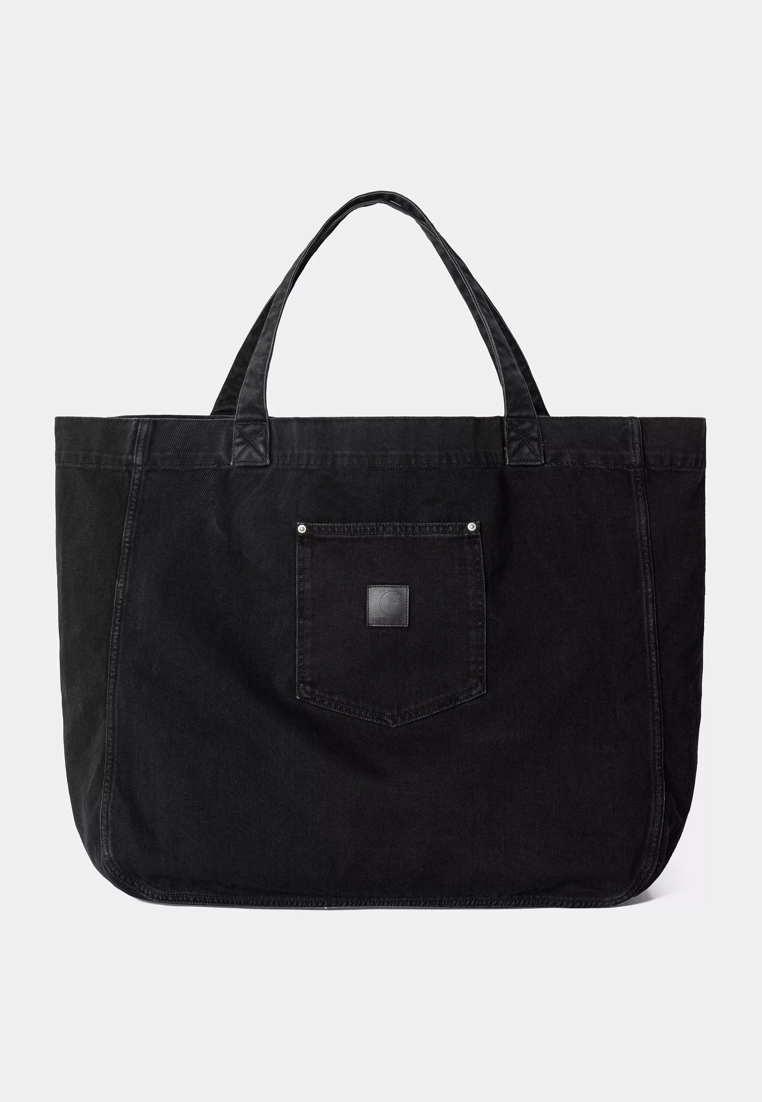 Carhartt WIP - Rivet Stone Washed Black - Tote Bag