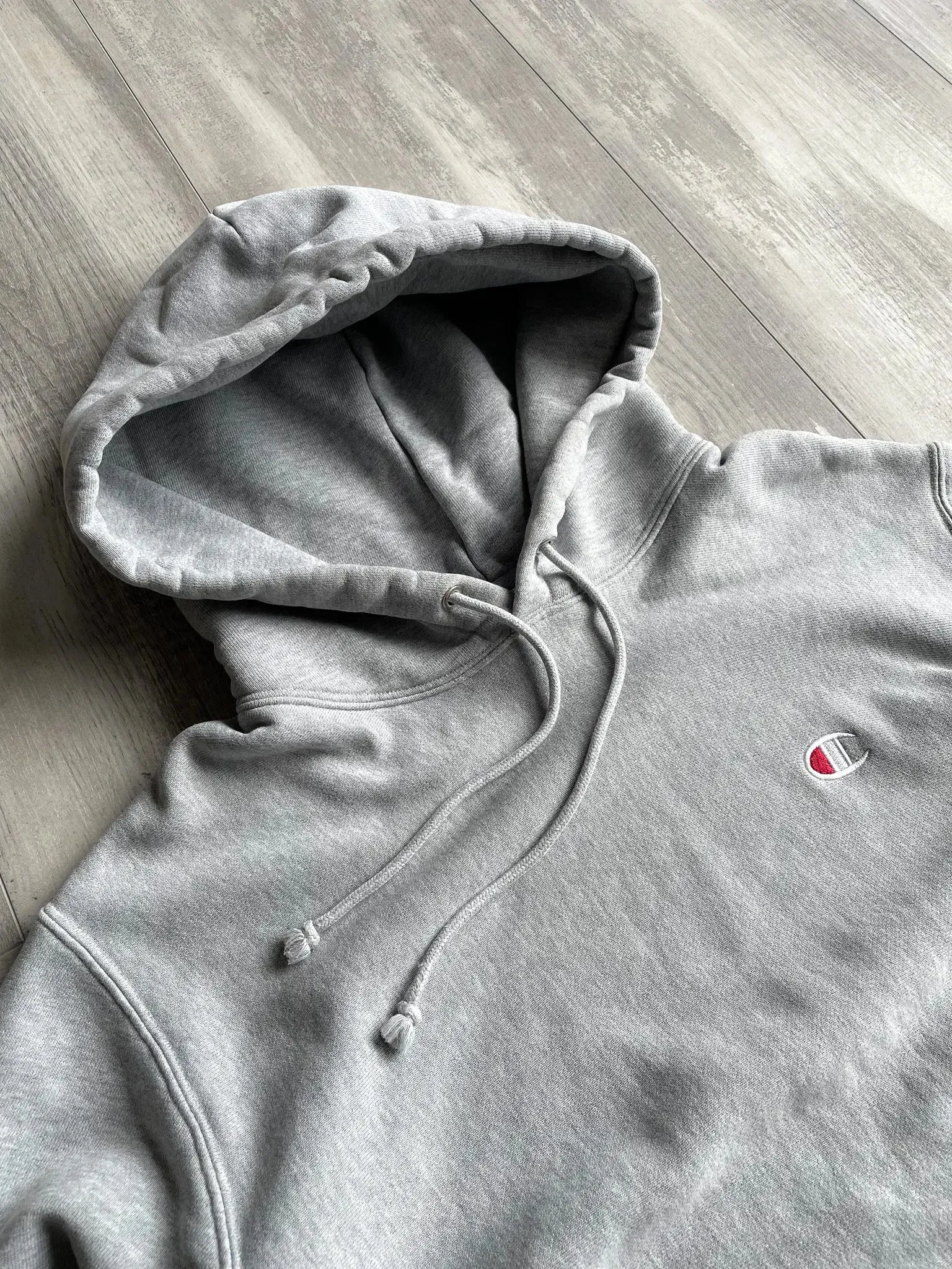 Champion Reverse Weave Hoodie Grey - M