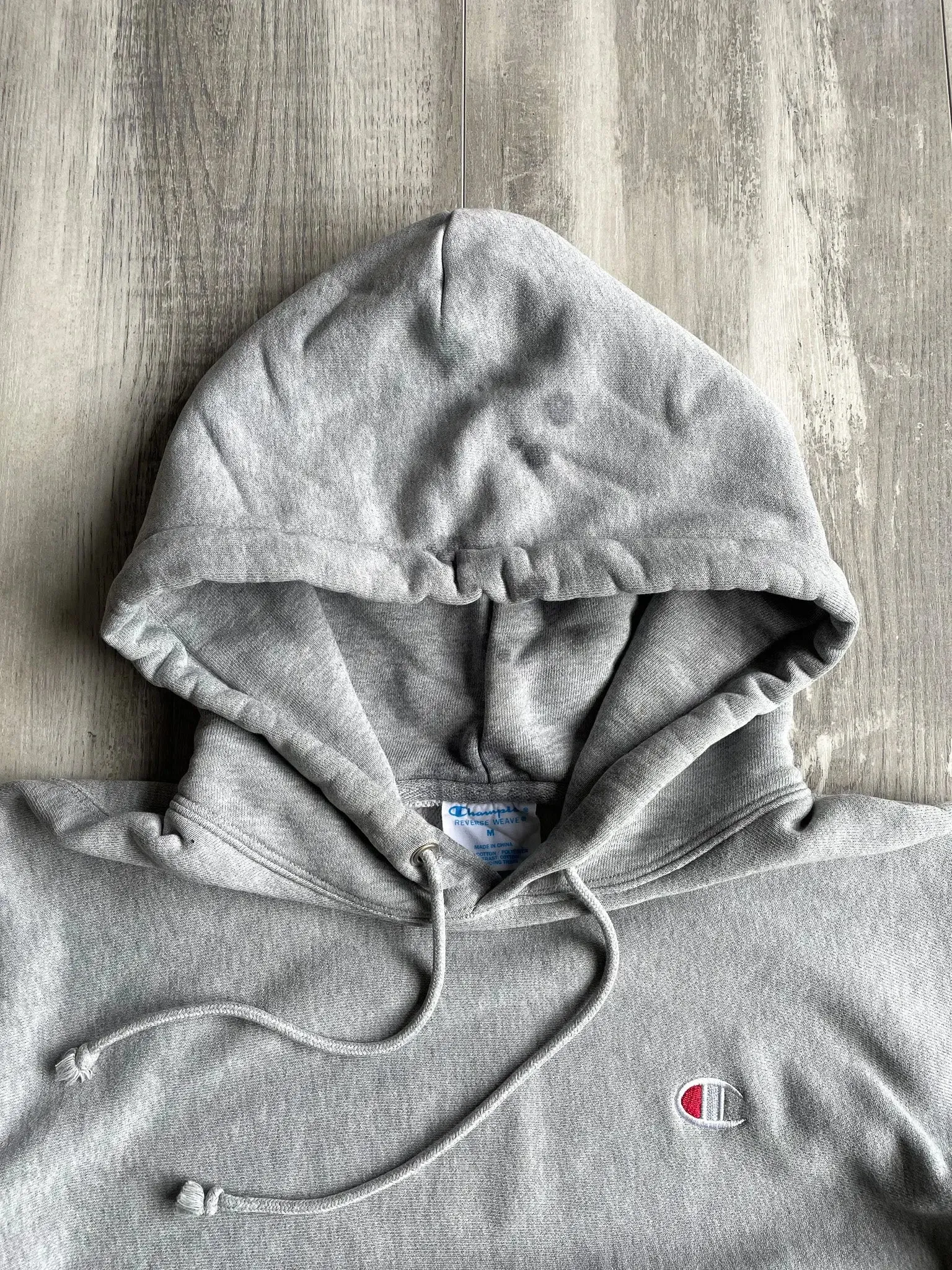 Champion Reverse Weave Hoodie Grey - M