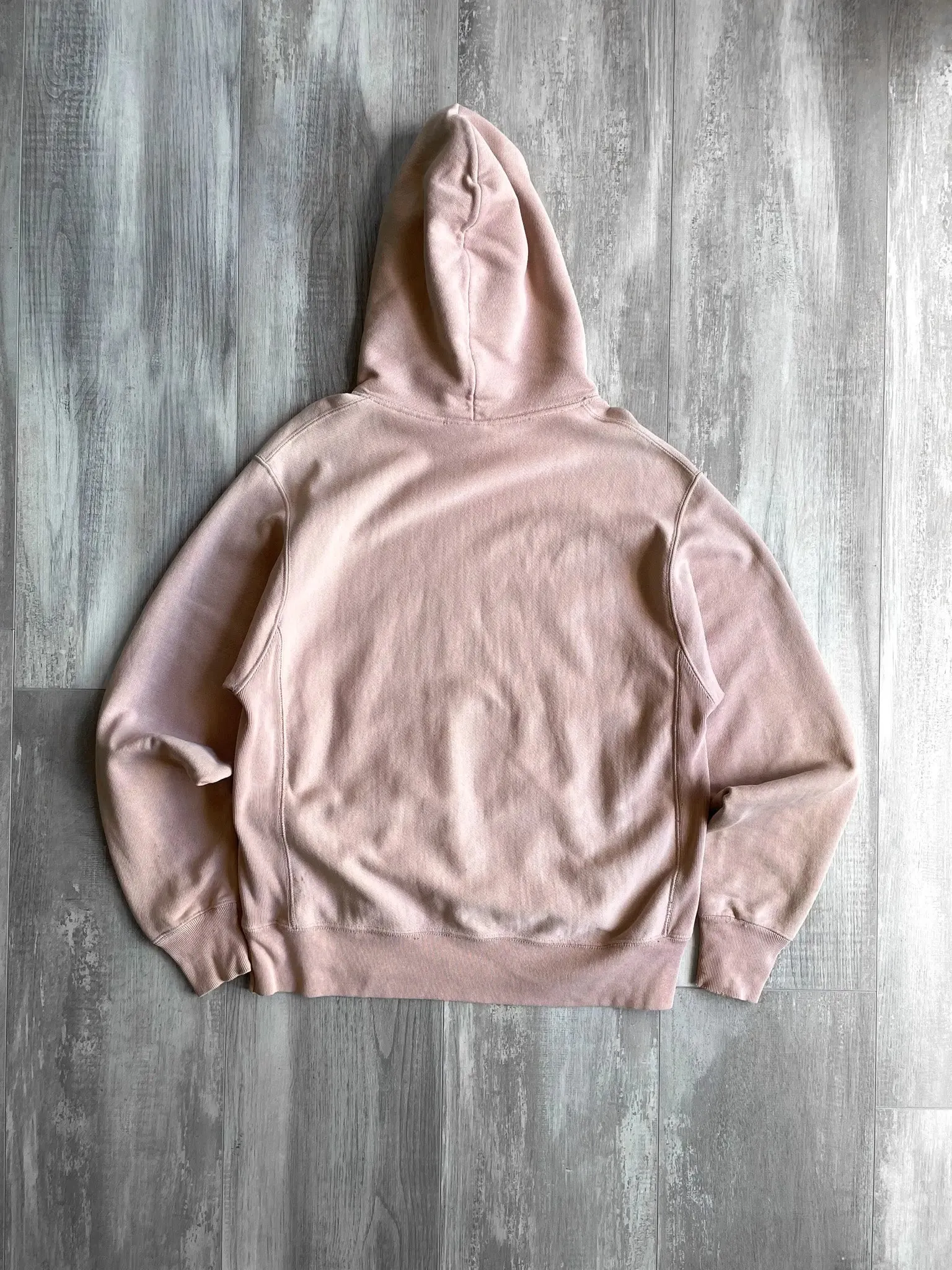 Champion Reverse Weave Pink Biege Hoodie - M