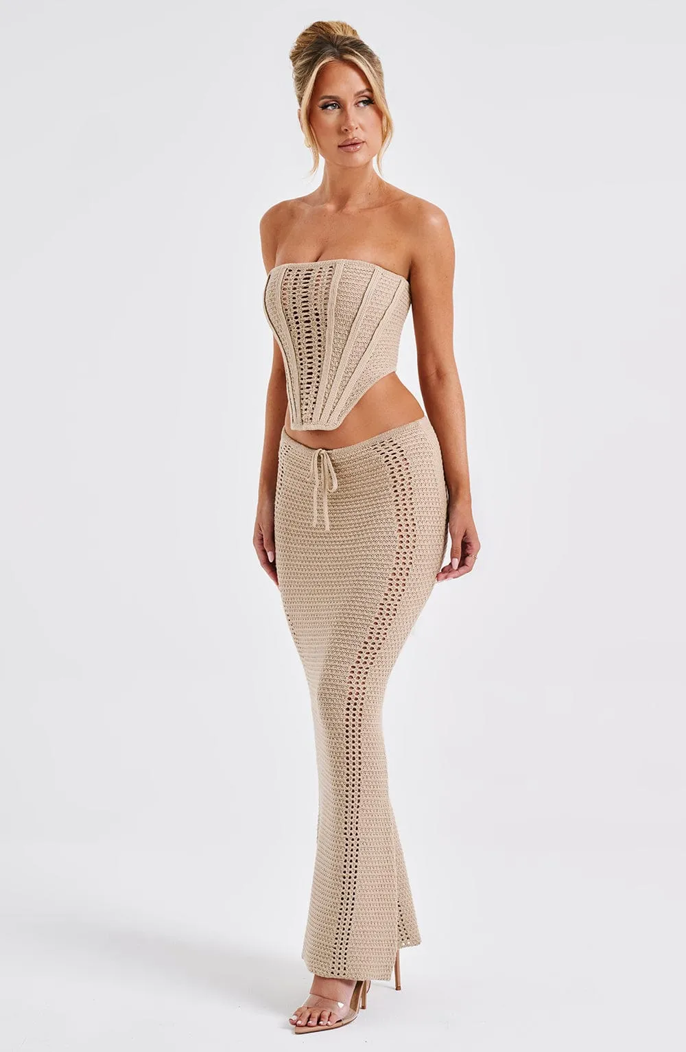 Chayenne Maxi Skirt - Beige