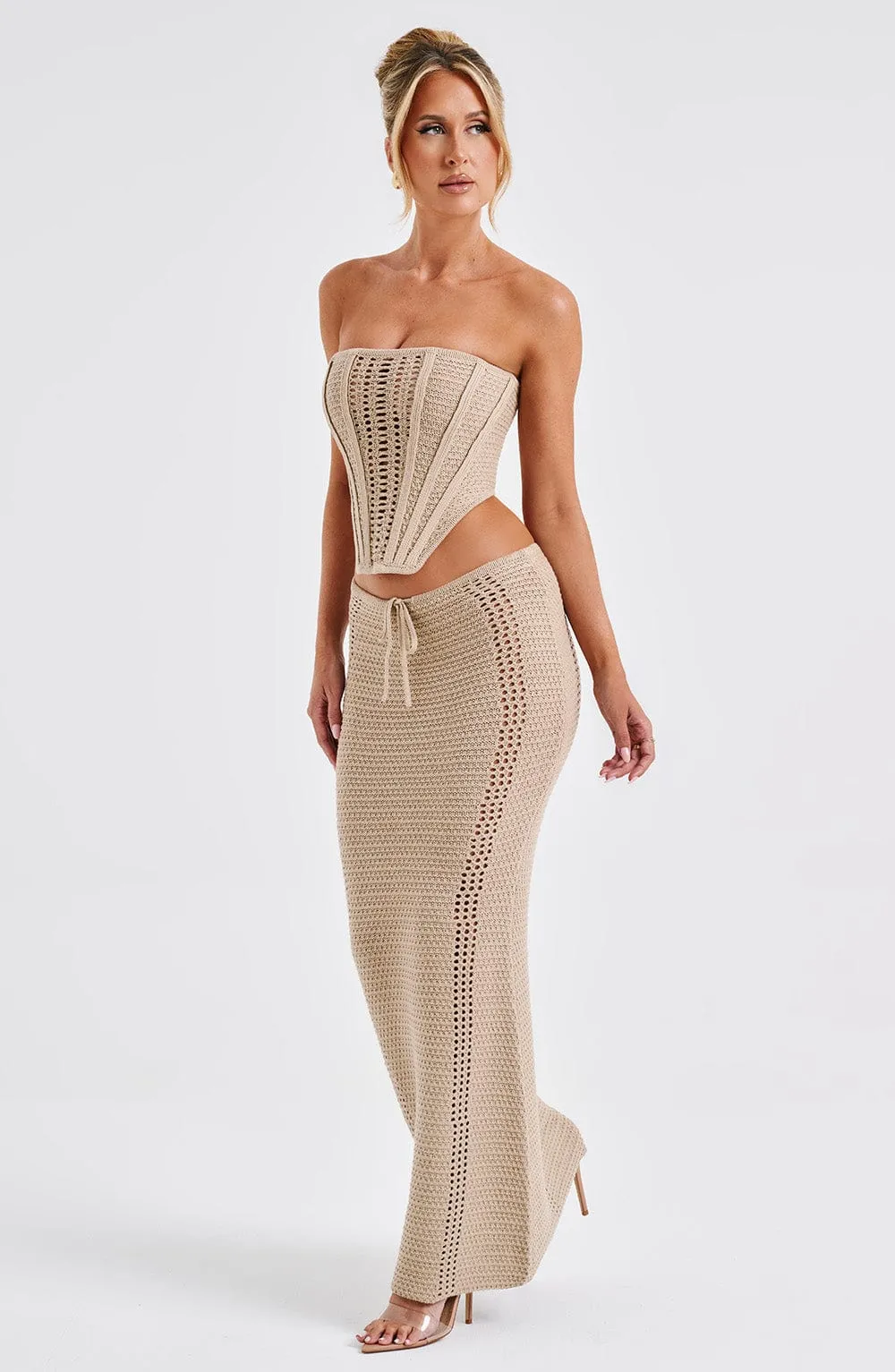 Chayenne Maxi Skirt - Beige